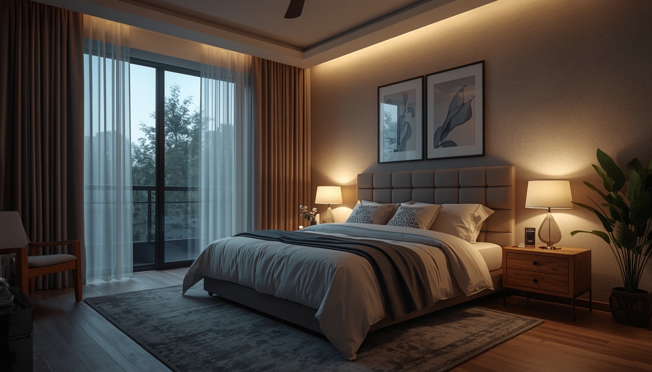 Calm bedroom preparation phase